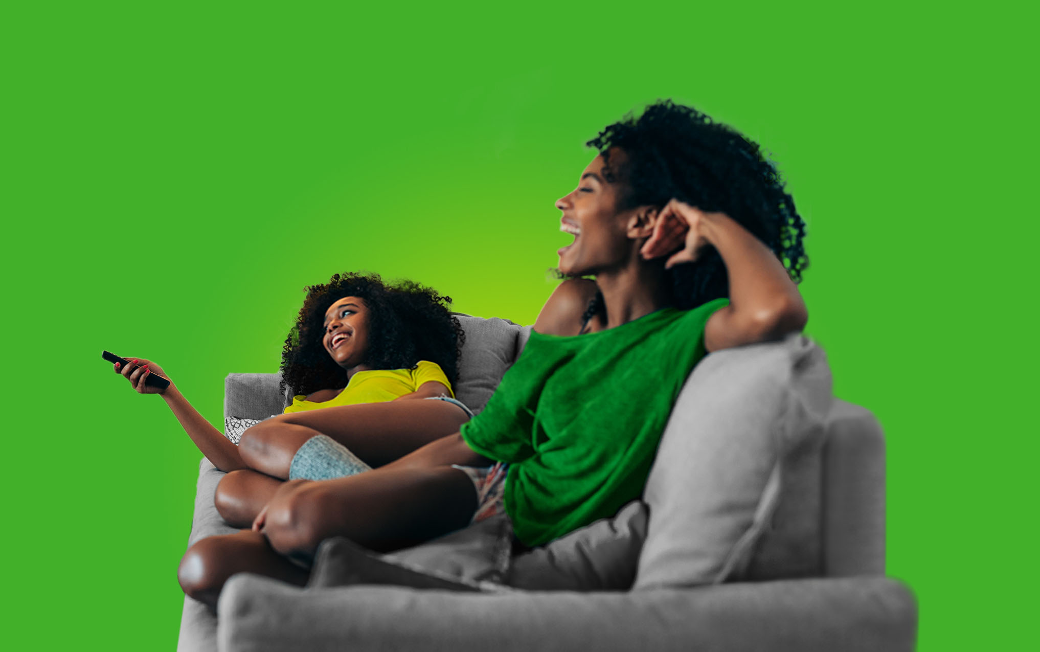 Mobile devices showing television content
