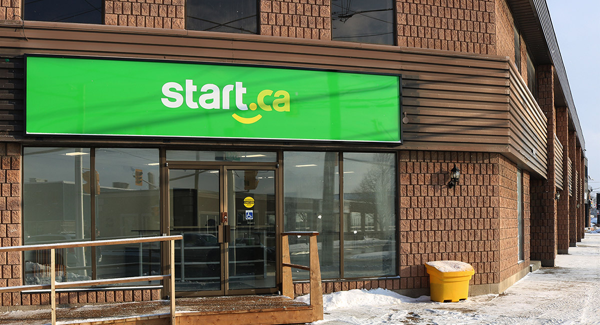 shot of the new Start storefront
